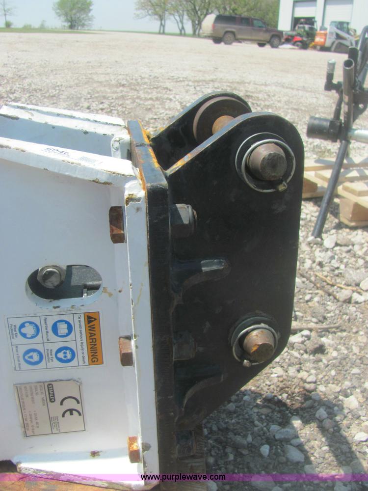 image for item 6946 Stanley 356 backhoe mounted breaker