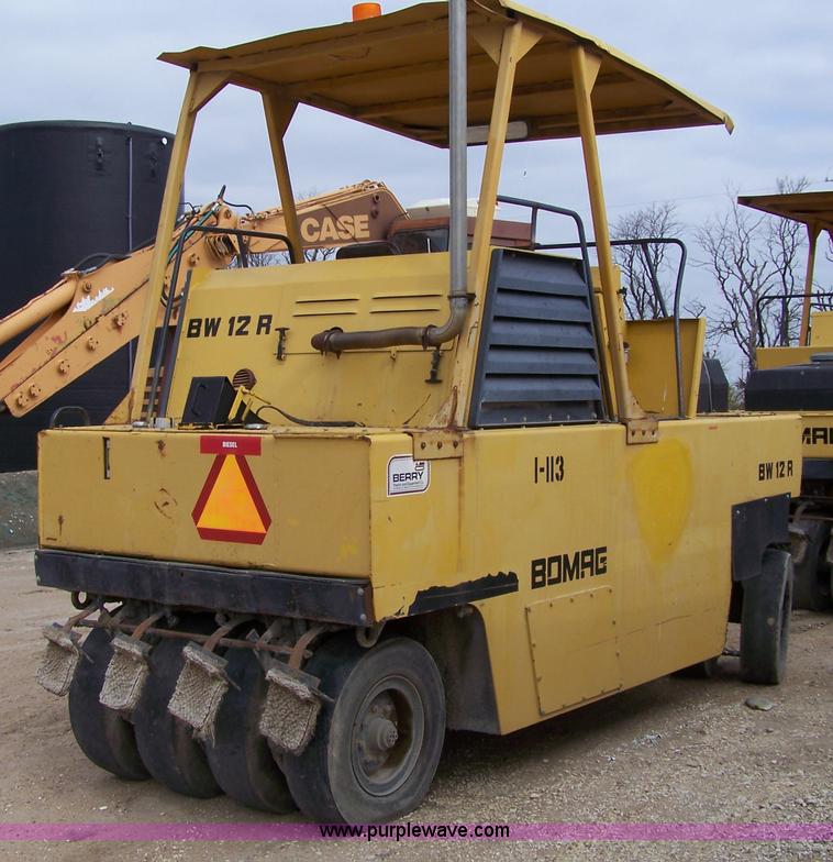 image for item 7364 1989 Bomag BW12-R rubber tire roller