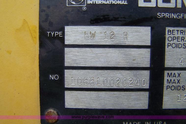 image for item 7364 1989 Bomag BW12-R rubber tire roller