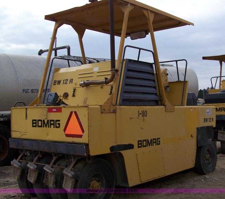 image for item 7365 1988 Bomag BW12R rubber tire roller