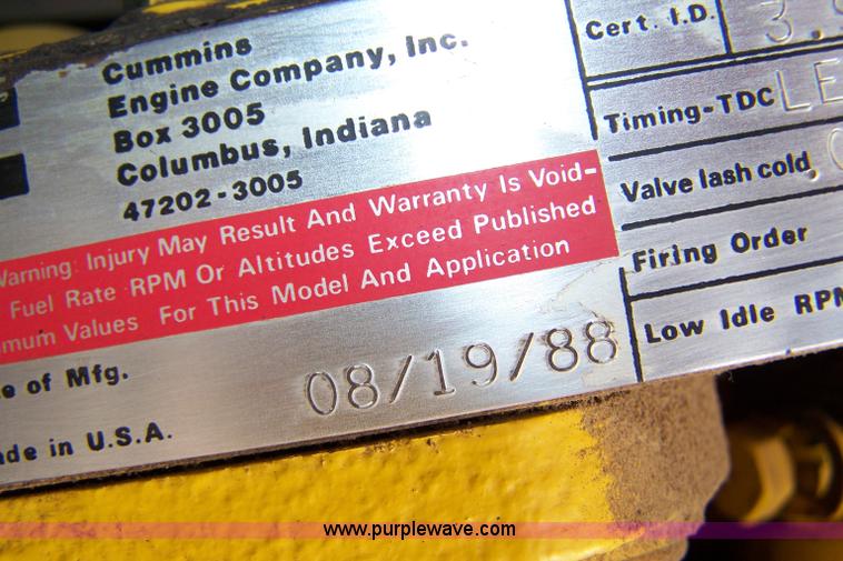 image for item 7365 1988 Bomag BW12R rubber tire roller