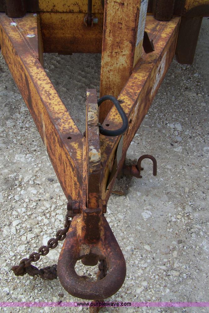 image for item 7385 1973 Wisconsin 20' tilt trailer