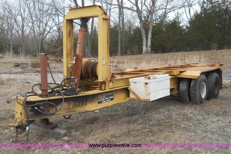 image for item 7843 1993 Homemade milling head transport trailer