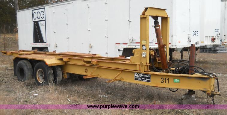 image for item 7843 1993 Homemade milling head transport trailer
