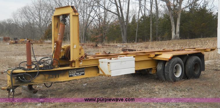 image for item 7843 1993 Homemade milling head transport trailer