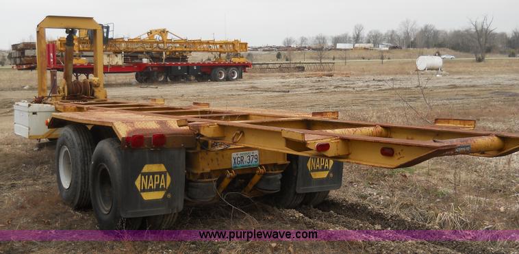 image for item 7843 1993 Homemade milling head transport trailer