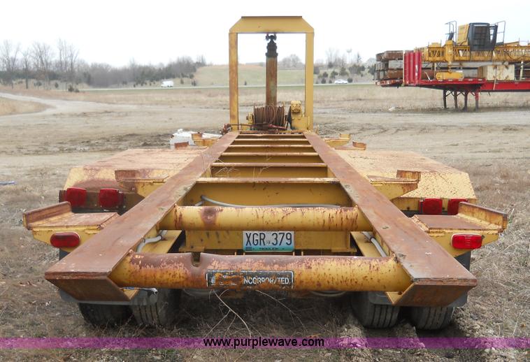 image for item 7843 1993 Homemade milling head transport trailer
