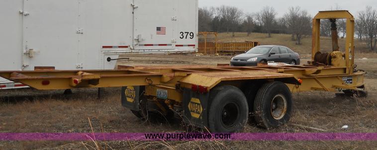 image for item 7843 1993 Homemade milling head transport trailer