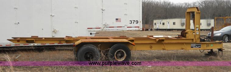 image for item 7843 1993 Homemade milling head transport trailer