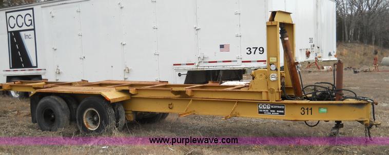 image for item 7843 1993 Homemade milling head transport trailer