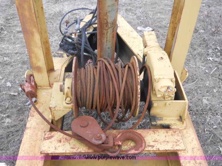 image for item 7843 1993 Homemade milling head transport trailer