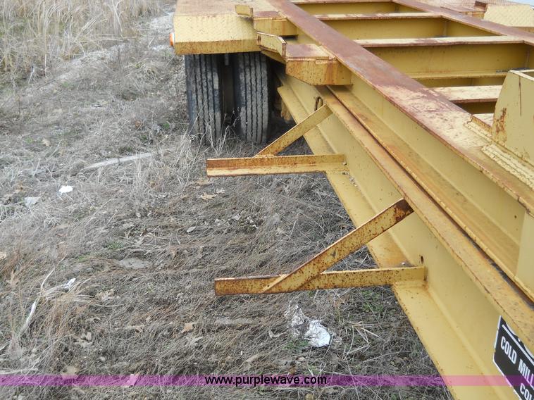 image for item 7843 1993 Homemade milling head transport trailer