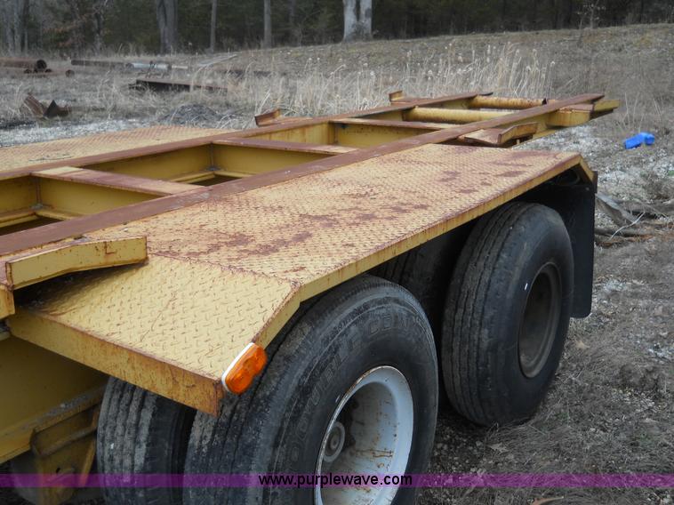 image for item 7843 1993 Homemade milling head transport trailer
