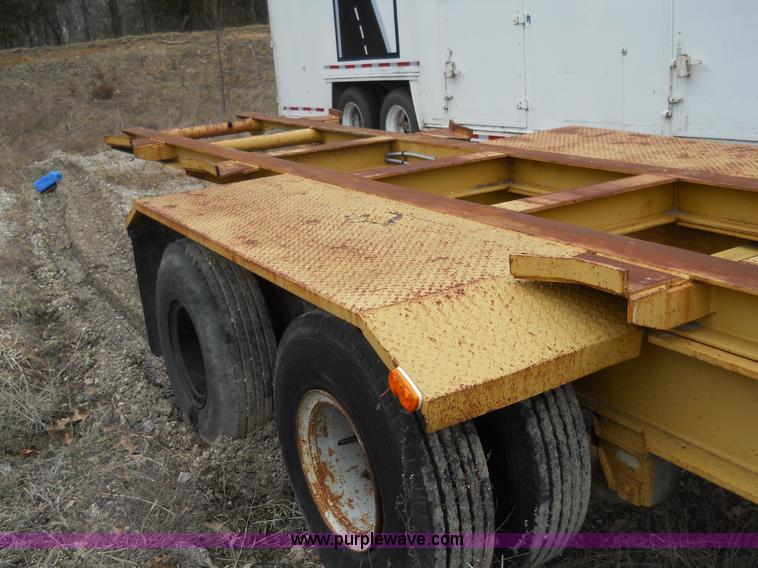 image for item 7843 1993 Homemade milling head transport trailer