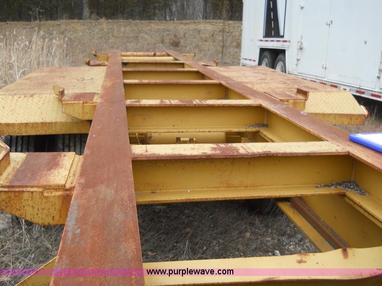 image for item 7843 1993 Homemade milling head transport trailer