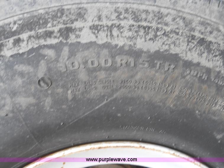 image for item 7843 1993 Homemade milling head transport trailer