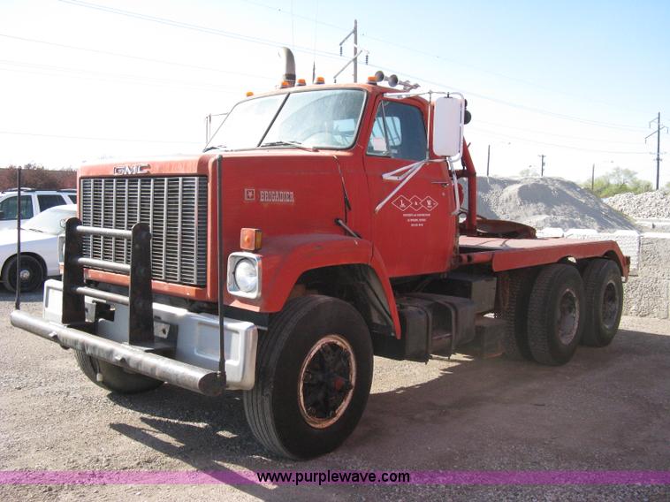 image for item 8111 1979 GMC Brigadier winch truck