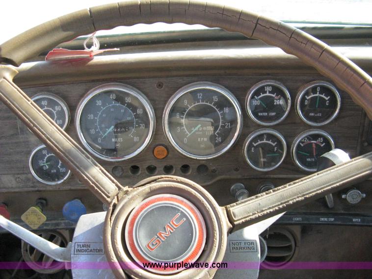 image for item 8111 1979 GMC Brigadier winch truck