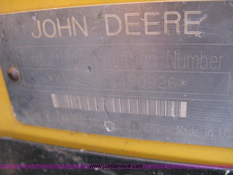 image for item 8136 John Deere 250 skid loader