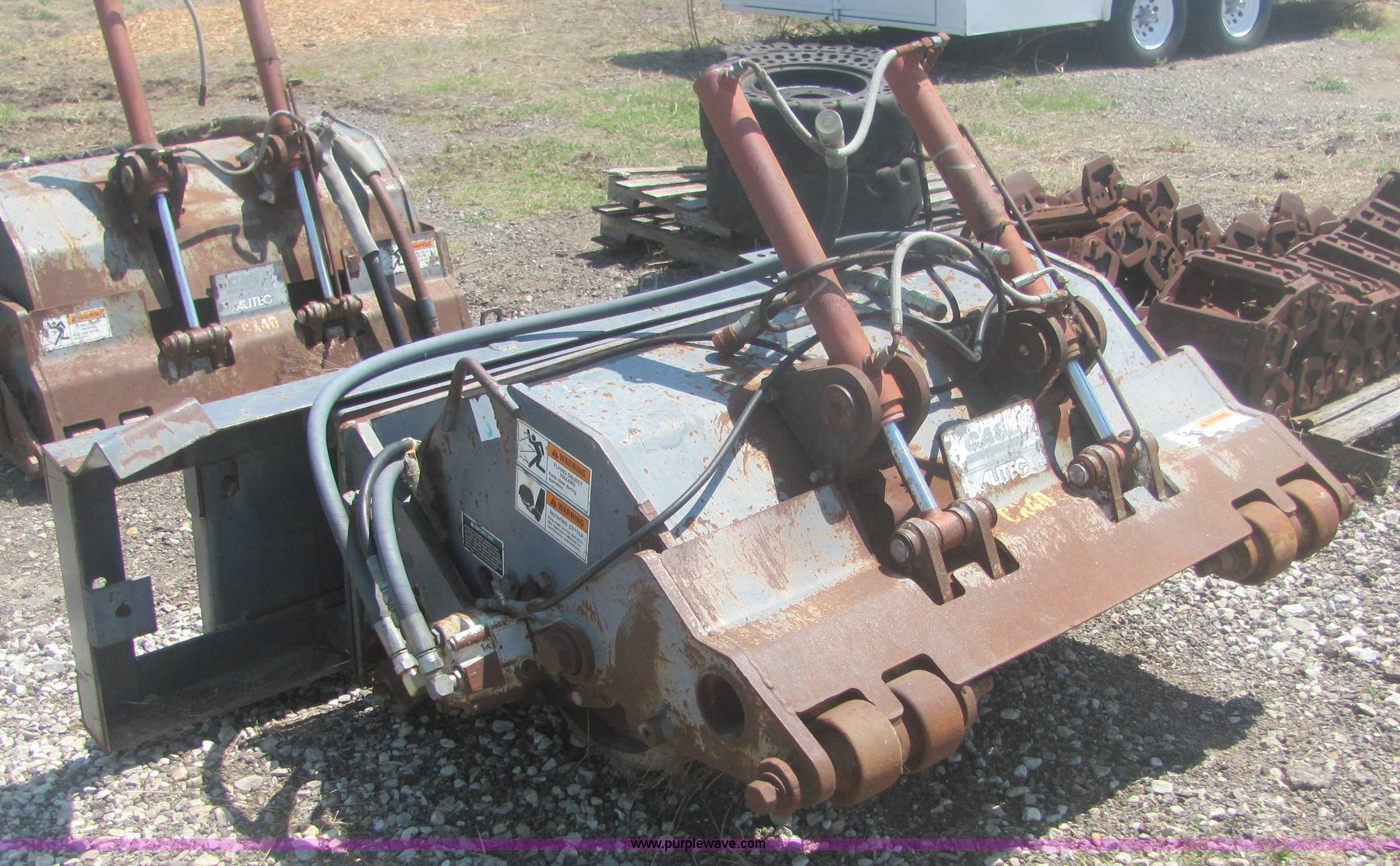 Case Alitec CX40 asphalt planer skid steer attachment in Mayfield, KS