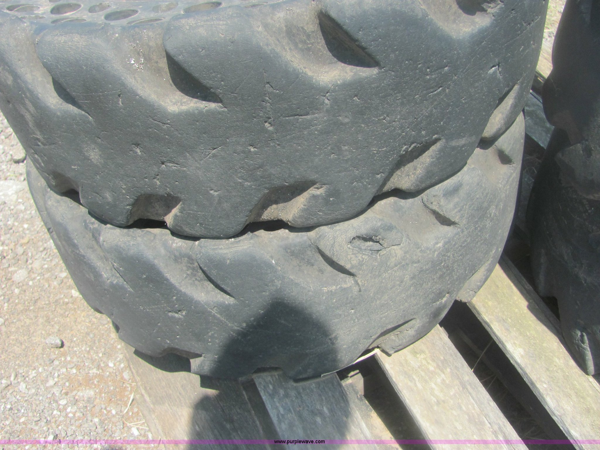 (4) 10.0016 skid loader tires and wheels in Mayfield, KS Item 6944