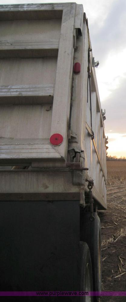 image for item 1950 1979 CMC 30' aluminum end dump trailer