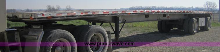 image for item 3844 1997 Fast 48' flatbed semi trailer