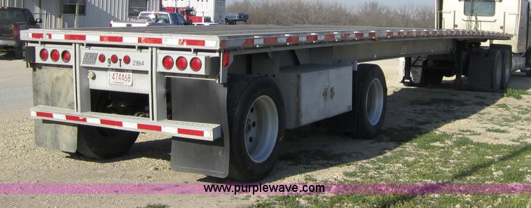 image for item 3844 1997 Fast 48' flatbed semi trailer
