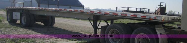 image for item 3844 1997 Fast 48' flatbed semi trailer