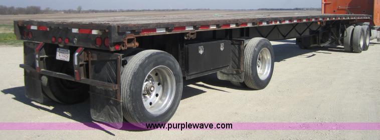 image for item 3848 1993 Great Dane 48' steel flatbed trailer