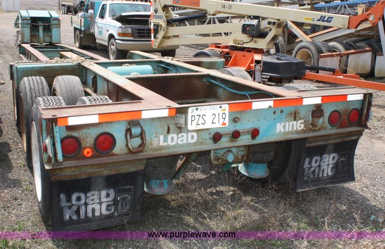 image for item 4723 1991 Load King lowboy trailer