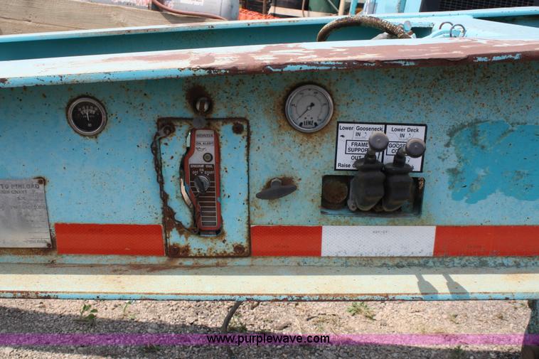 image for item 4723 1991 Load King lowboy trailer