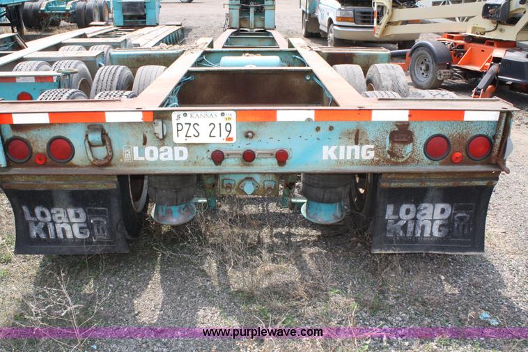 image for item 4723 1991 Load King lowboy trailer