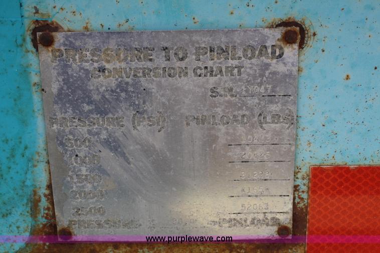 image for item 4723 1991 Load King lowboy trailer