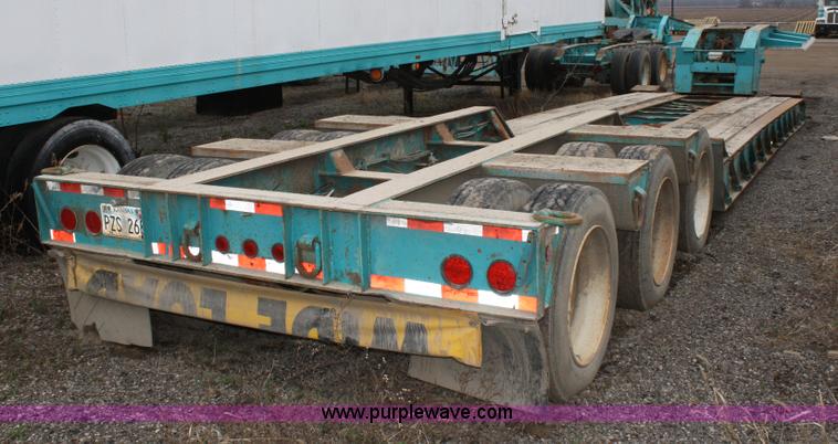 image for item 4724 1992 Trail King lowboy trailer