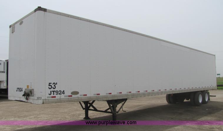 image for item 8547 2005 Strick 53' dry van semi trailer
