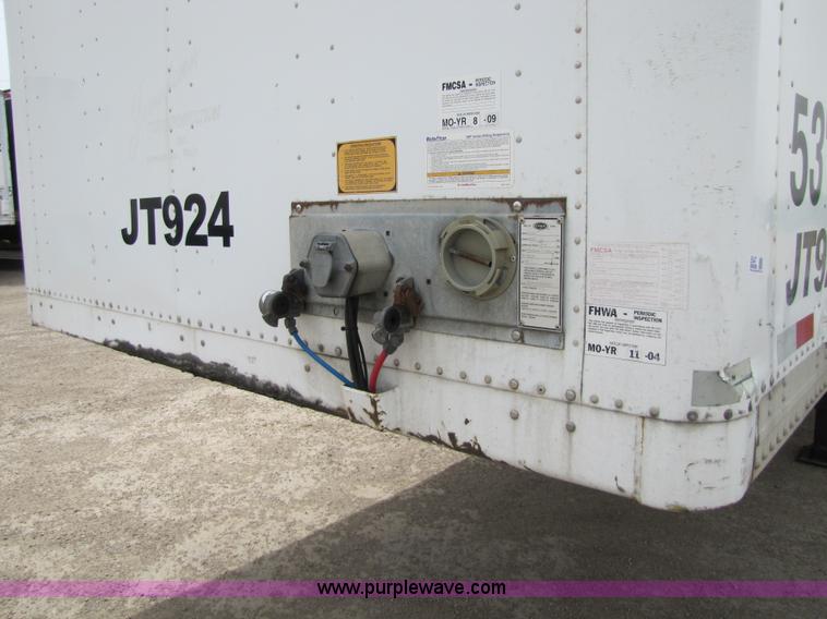 image for item 8547 2005 Strick 53' dry van semi trailer