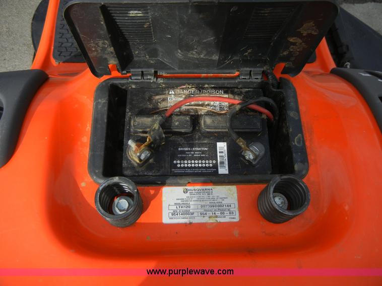 image for item 2219 Husqvarna LTH120 lawn tractor