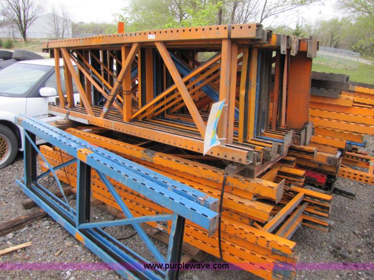 image for item 2457 (10) 30" x 8' sections pallet racking