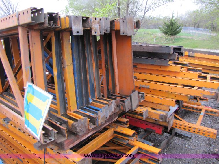 image for item 2457 (10) 30" x 8' sections pallet racking