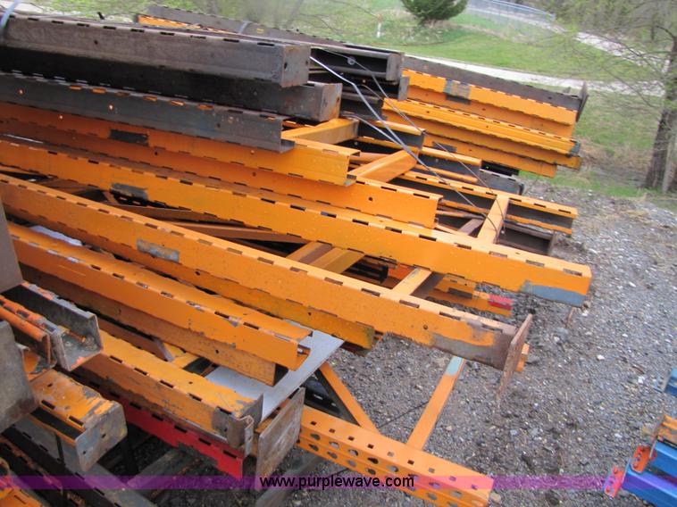 image for item 2457 (10) 30" x 8' sections pallet racking