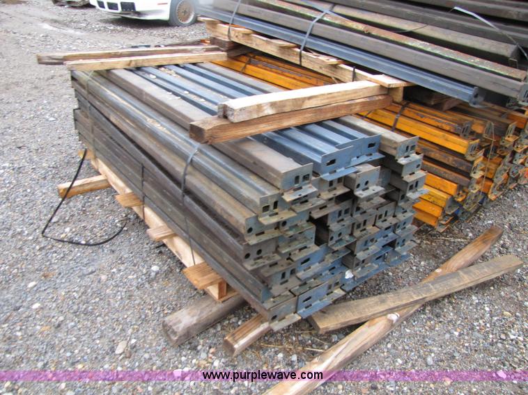 image for item 2457 (10) 30" x 8' sections pallet racking