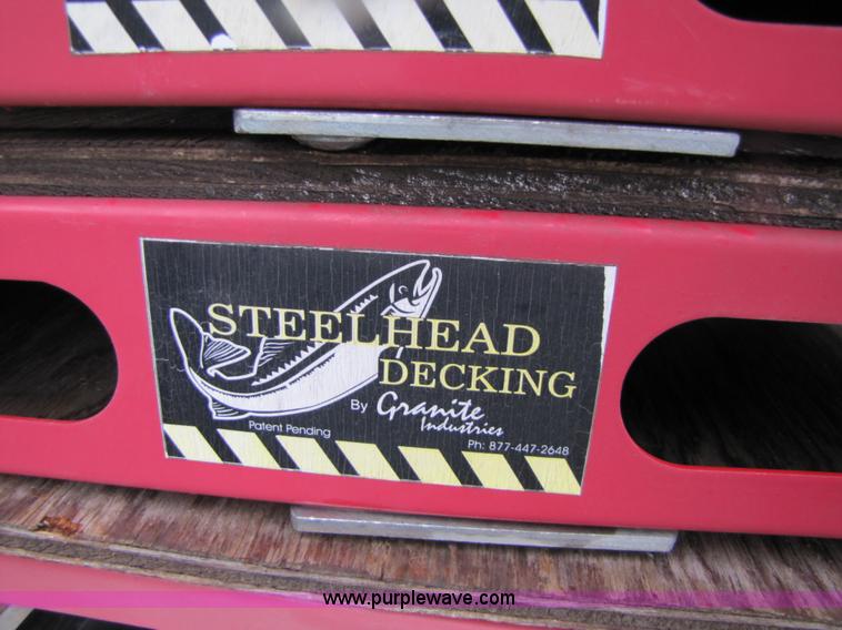 image for item 2465 (15) aluminum frame scaffold plank