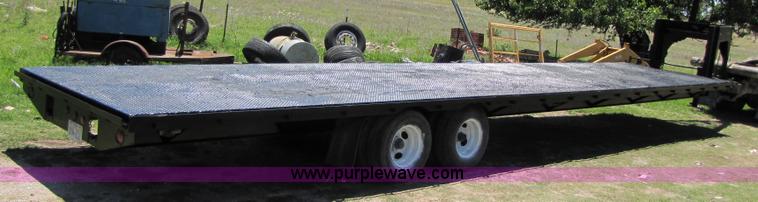 image for item 3440 2006 shop built 40' goose neck trailer