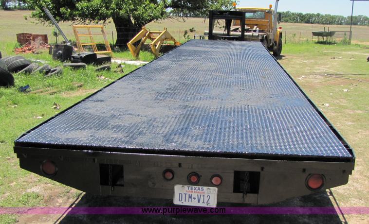 image for item 3440 2006 shop built 40' goose neck trailer