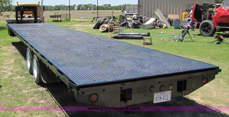 image for item 3440 2006 shop built 40' goose neck trailer