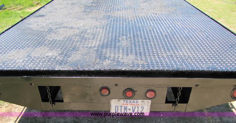 image for item 3440 2006 shop built 40' goose neck trailer