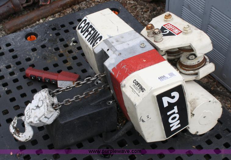 image for item 4866 Coffing two ton hoist