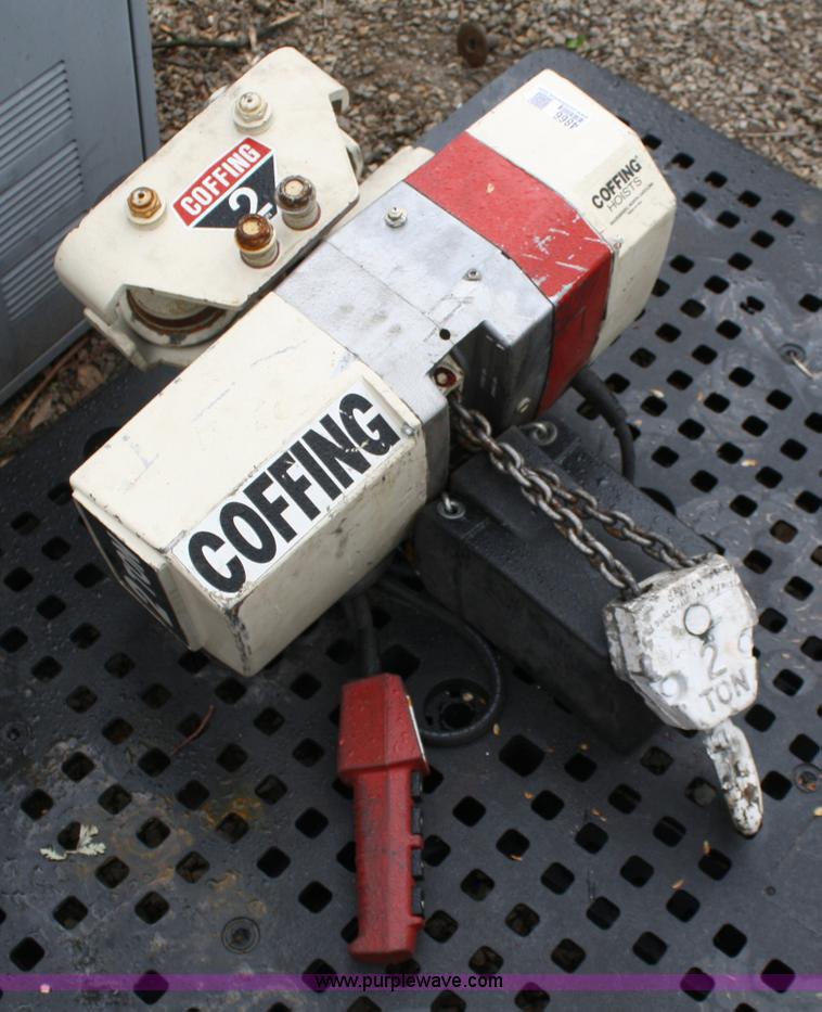 image for item 4866 Coffing two ton hoist