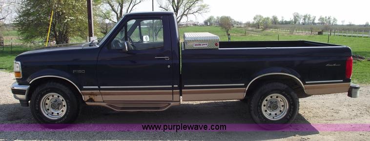 image for item 5369 1995 Ford F150 Eddie Bauer pickup truck